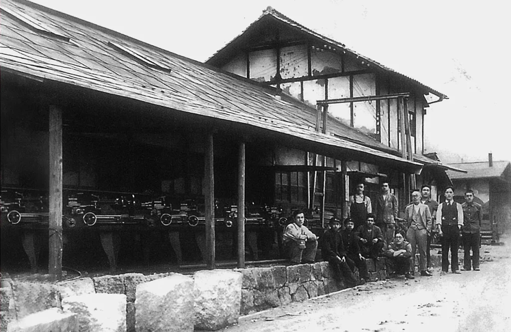 Takasago Industry early factory and team